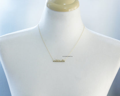 Cityscape Necklace, Skyline Necklace- London Necklace 2. in 3 colors,