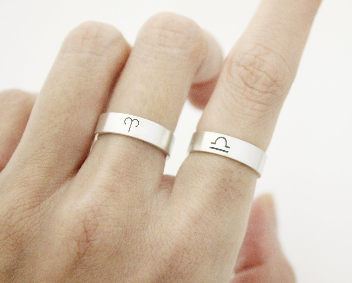 925 sterling silver Zodiac Sign Ring, Personalized Astrology Zodiac Ring, Birthday Ring