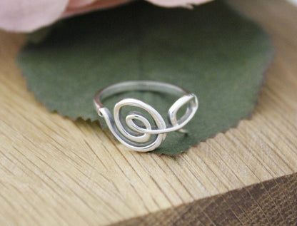 925 Sterling Silver Sideways Treble Clef Ring,  Musical Note Ring,Treble Clef Ring, Music Note Ring, Gift for Music Lover
