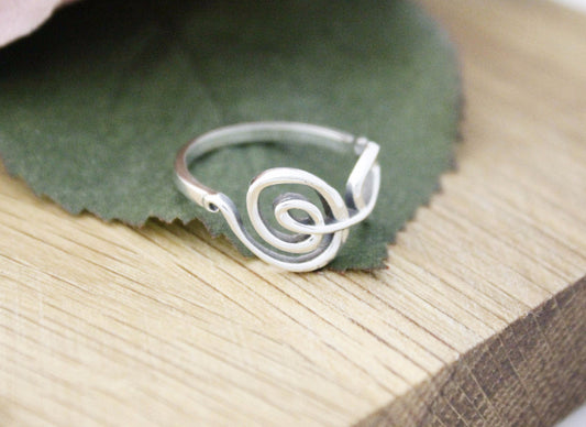 925 Sterling Silver Sideways Treble Clef Ring,  Musical Note Ring,Treble Clef Ring, Music Note Ring, Gift for Music Lover