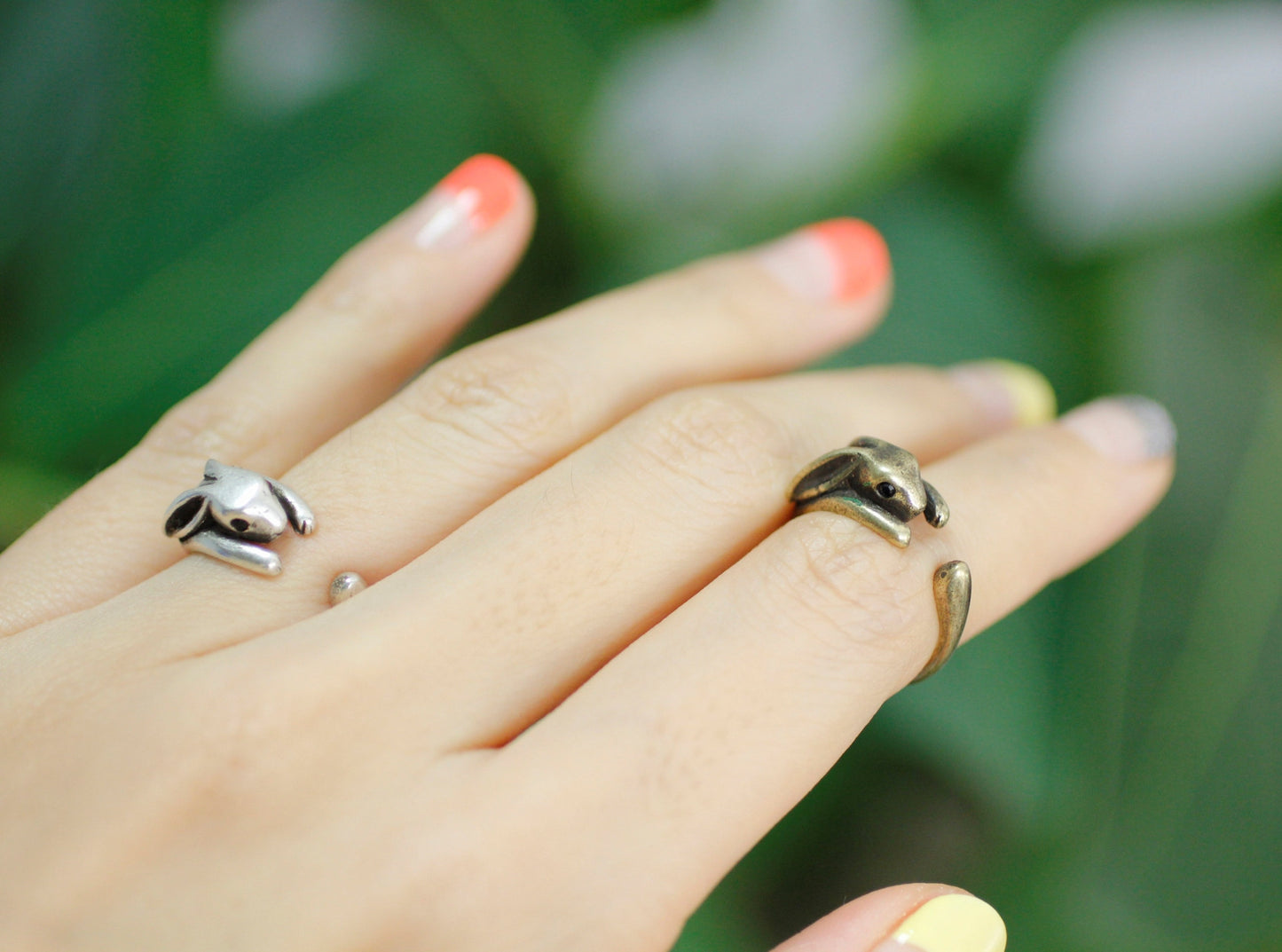 Cute Rabbit Wrap Ring in 2 colors