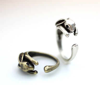 Cute Rabbit Wrap Ring in 2 colors