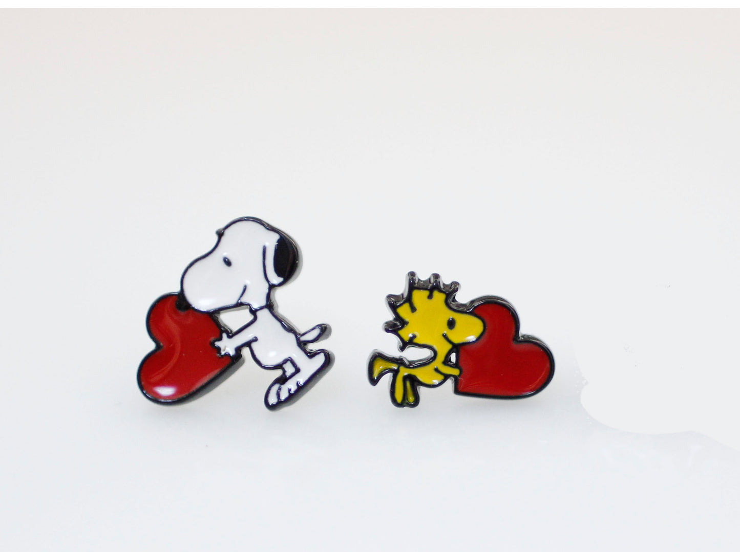 Cute Snoopy and Woodstock Best Friend Unbalance Earrings 3 Type