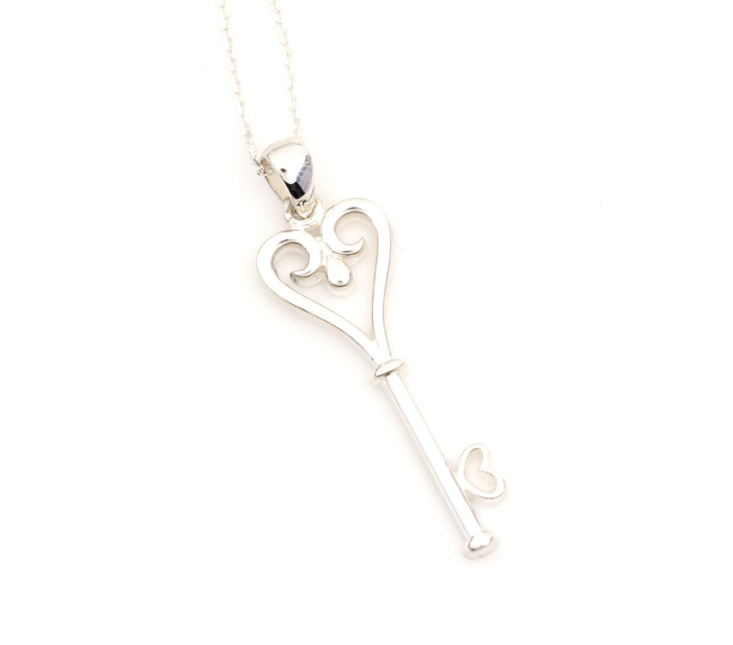 925 sterling silver Key to your heart Necklace - Celebrity Style