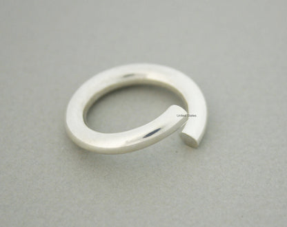 925 Sterling Silver Thick Tie Rope Ring Ring, R0737S