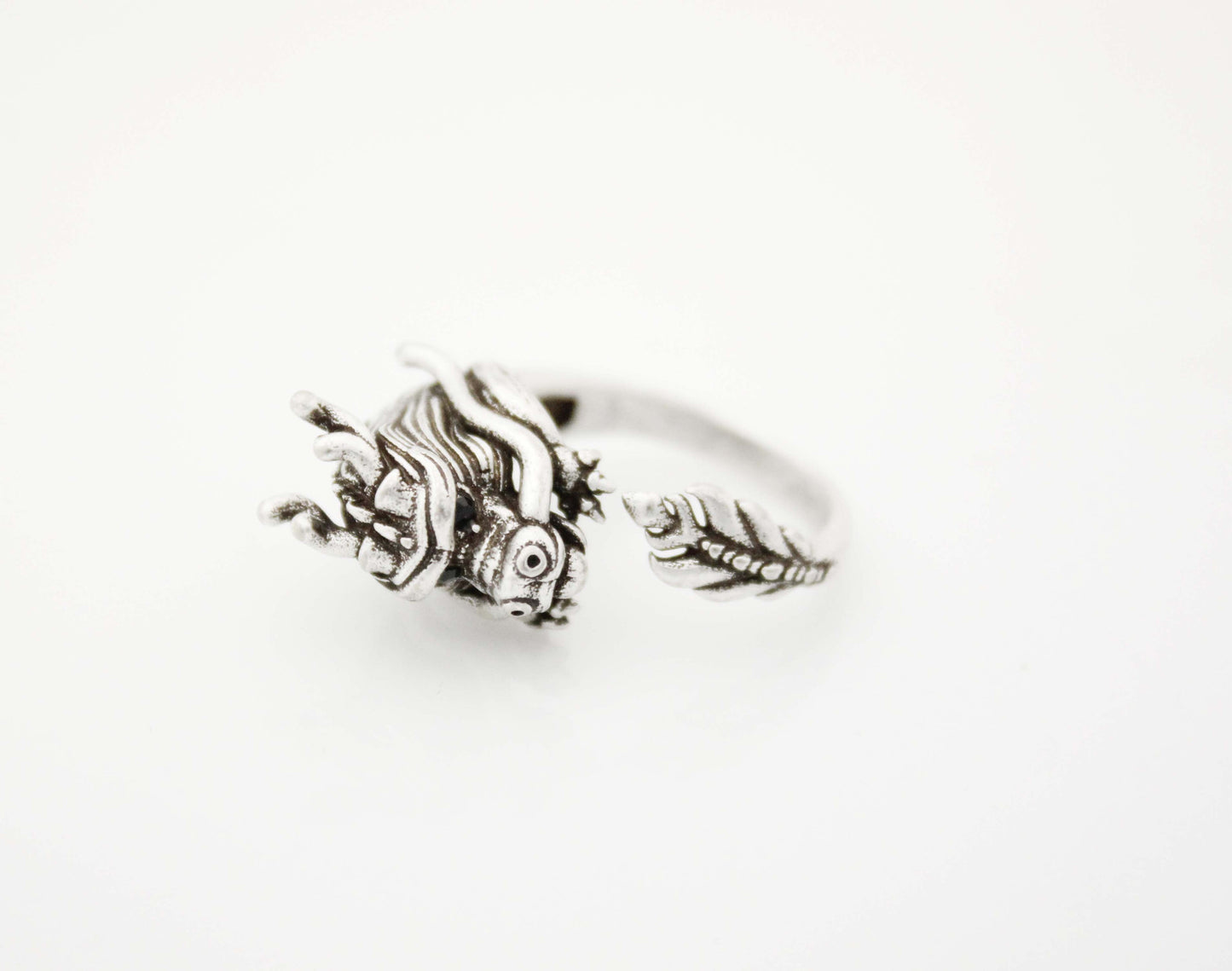 Cute Dragon ring , animal wrap ring ,R1016S