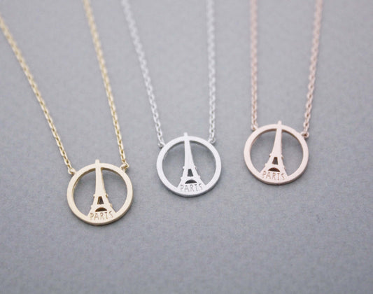 Eiffel Tower Necklace /Paris Necklace in 3 colors, N1022K