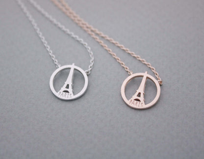 Eiffel Tower Necklace /Paris Necklace in 3 colors, N1022K
