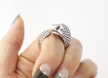 Cute Hedgehog adjustable ring, R0372S