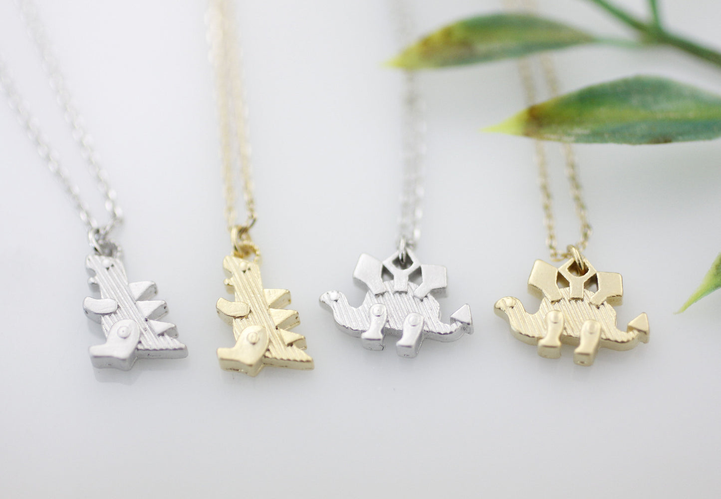 Dinosaur Necklace, T-Rex necklace,  Stegosaurus  necklace , Dino necklace