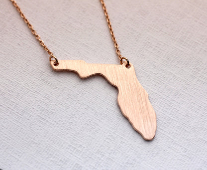 Florida (FL) necklace in gold / silver / pink gold