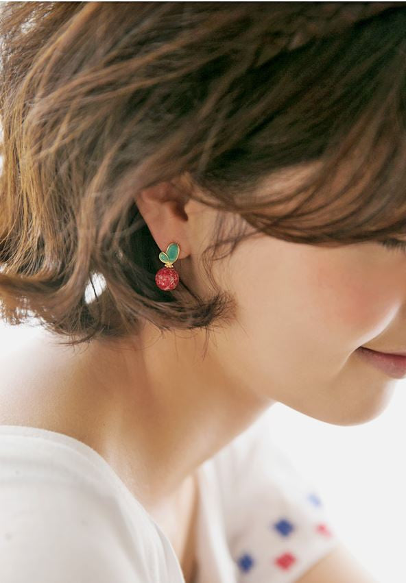 Fruity and Fresh Handmade Gemstone post earrings