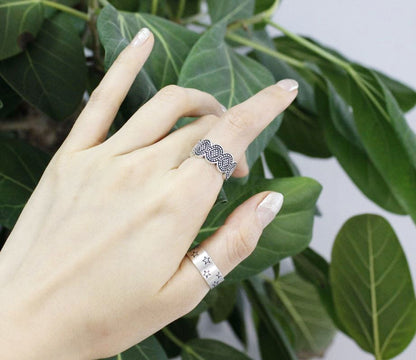 925 sterling silver Artisan Lace Ring