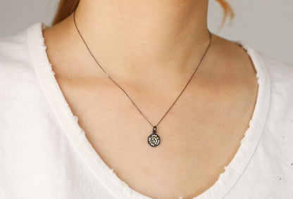 925 sterling silver Zodiac Sign pendant Necklace