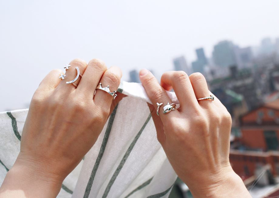 925 sterling silver King Crown Ring